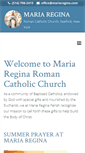 Mobile Screenshot of mariaregina.com